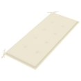 thumbnail image 4 of vidaXL Garden Bench with Cushion 120 cm Bamboo, 4 of 5