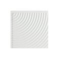 thumbnail image 1 of FASÄDE Easy Installation Echo Matte White Wall Panel Sample (12" X 12" Sample), 1 of 1