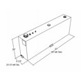 thumbnail image 3 of RDS Tanks Liquid Transfer Tank 71083 DOT Approved; Gasoline or Diesel; 45 Gallon Capacity; Rectangle; Diamond Tread; Aluminum; Used For Transferring Fuel To Automobiles/Boats/4-Wheelers/Generators, 3 of 5