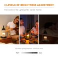 thumbnail image 4 of Candle Warmer Lamp with Timer, Dimmable Candle Lamp Warmer Electric Candle Warmer Compatible with Small and Large Scented Candles, Candle Melter for Bedroom Home Decor Gifts for Mom (Black), 4 of 7
