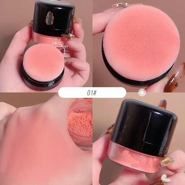 WIFKLSIIPG Vital Powder Skin Friendly and Soft Color Air Cushion Powder Blusher Even Complexion Rouge Powder Powder Blusher Powder