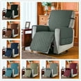 thumbnail image 1 of Meitianfacai Housse de Fauteuil Inclinable, Housse de Sofa Réversible, Housse de Canapé Résistante à l'Eau, Protecteur de Meuble avec Sangles Élastiques pour Animaux de Compagnie Chien, Noir, 1 of 6