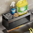 thumbnail image 1 of EGNMCR Closet Organizers and Storage Over Sink Kitchen Organizer Kitchen Counter Storage For Utensils Sponges Rustproof Easy Clean For Home Restaurant Use Stainless steel Kitchen Sink Sponge Holder, 1 of 6