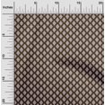 thumbnail image 2 of oneOone Viscose Chiffon Brown Fabric Geometric Craft Projects Decor Fabric Printed By The Yard 42 Inch Wide, 2 of 5