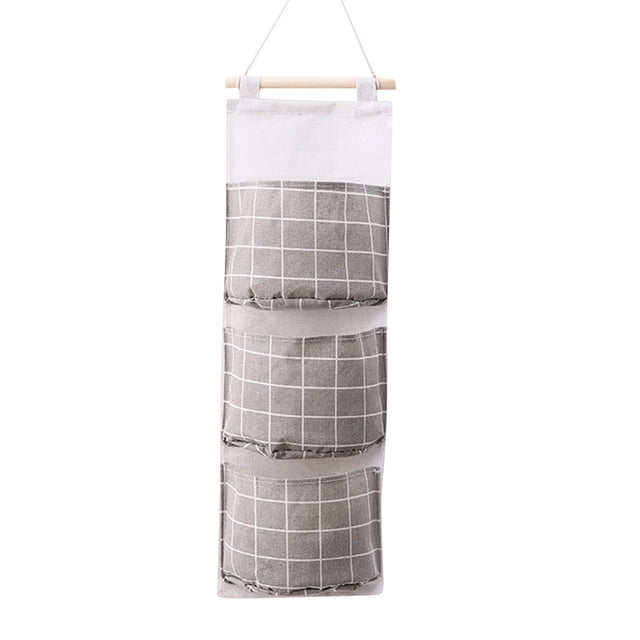 zanvin Storage and Organization ! Multifunctional Hanging Fabric Storage Bag Sundries Storage Bag Dormitory Mobile Phone Storage Bag Door Rear Hanging Bag, Gift for family