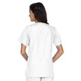 thumbnail image 2 of Landau Essentials Women's Snap Front Scrub Top, Classic Relaxed Fit, V-Neck, 4 Pockets, 2 of 5