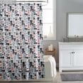 thumbnail image 1 of Moda Cats Fabric Shower Curtain, 1 of 3