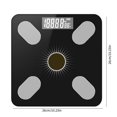 thumbnail image 3 of EASTINSolar-Powered Smart Bathroom Scale with Bluetooth - Glass Body Composition Monitor  LED Display  and Customized App for Weight and Fitness Tracking Pink, 3 of 9