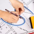 thumbnail image 2 of Garosa Flexible Curve Ruler Measurement Tool for Drawing Painting Graphics and Garment Design, Ruler, Measuring Ruler, 2 of 6
