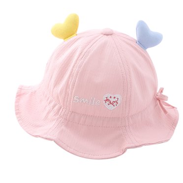 Besolor Toddler Baby Wide Brim Sun Hat Cute Summer Beach UPF 50+ Sun Protection Bucket Hats for Girls Boys Kids Caps