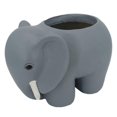 thumbnail image 1 of Flowerpots with Dish Ceramic, 3D Printed Elephant Flower Pot Plant Flower Pot Elephant Flower Pot Succulent Pot Indoor Animal Flower Pot with Hole Gift Table Plant Decoration, Flower Pots, 1 of 9