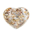 thumbnail image 2 of CQCYD Heart Shaped Resin Bowl, Transparent Jewelry Dish, Decorative Organizer For Rings Earrings, Beautiful Patterned Craft Display, Valentine's Day Gift, 2 of 7