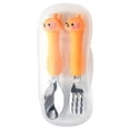 thumbnail image 1 of Vaidha tableware set primary school stainless steel tableware cute fork spoon, 1 of 1