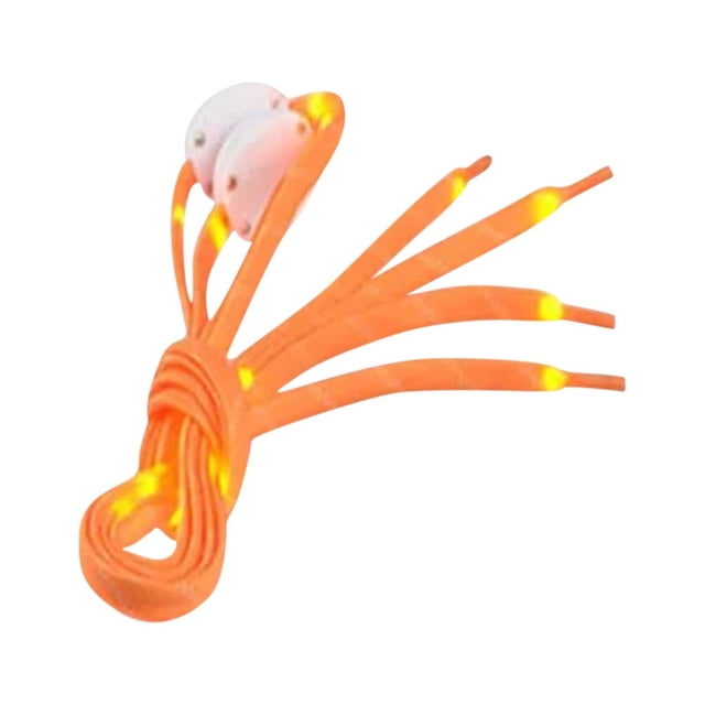 Outdoor Sports LED Luminous Shoelaces Colorful Night Shoelaces Cheer Props Fluorescent Light Shoelaces Luminous Shoelaces Rope