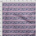 thumbnail image 3 of oneOone Polyester Lycra Fabric Leaves & Floral Block Print Fabric BTY 56 Inch Wide, 3 of 4