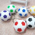 thumbnail image 3 of 2 Pcs Porte-Clés Vibrant Couleur ABS École Carnaval Récompense de Football Porte-Clés pour les Enfants Rouge, 3 of 13