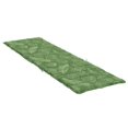 thumbnail image 2 of vidaXL Sun Lounger Cushion Leaf Pattern Oxford Fabric, 2 of 5