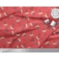 thumbnail image 2 of Soimoi Poly Georgette Fabric Text,Floral & Eiffel Tower Architectural Print Fabric by the Yard 52 Inch Wide, 2 of 3