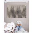 thumbnail image 5 of Linon Evolution Trellis Zigzag Power Loomed Polyester 2'x3' Rug in Gray, 5 of 5