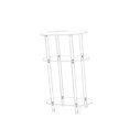 thumbnail image 2 of Luzkey Acrylic Small Table NightStand 3 Tier End Table Modern for Small Space Small Bedside Table Rectangular NightStand for Hallway Oval, 2 of 8