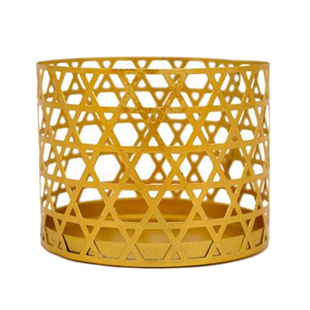Abbracc Wire Tea Light Candle Holder for Living Room, Weddings, Parties, - L