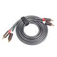 thumbnail image 1 of 5MM RCA Splitter Professional Alloy Plug Adapter Headphone Splitter Video Camera Switch Home Supplies for Television CD TV Box 3m, 1 of 7