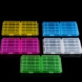 thumbnail image 2 of Battery Storage Box,5 Colors Groove Design Multifunctional Transparent Hard Plastic Case Holder Storage Box For AA AAA Battery,Perfect For Travel, Camping, Hiking Or At Home, 2 of 8