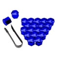 thumbnail image 1 of Xingzhi 20PCS/Set Car Wheel Nut Cap Exterior Decoration Replacement Auto Hub Screw Cover 17-21mm Anti-rust Automobile Nuts Rims Plating Blue 21mm, 1 of 8