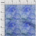 thumbnail image 2 of oneOone Rayon Medium Blue Fabric Texture Leaf Sewing Material Print Fabric By The Yard 56 Inch Wide, 2 of 4