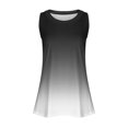 thumbnail image 4 of LSLJS Women Tank Summer Gradient Color Round-Neck Sleeveless Casual Tunic Tops Blouse, Womens Tank Tops, 4 of 5