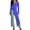 Style1-Blue dresses for women, variant on Mceream Long Dresses for Women Casual Trendy Fashion Crew Neck High Slit Midi Dresses Slim Fit Casual Solid Color Summer Dresses Green S