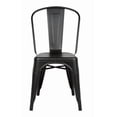 thumbnail image 2 of Chaise de salle à manger Tolix Roch en métal, ensemble de 4 chaises en métal, 2 of 3