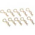 thumbnail image 1 of Ymiko RC Shell Clips Broches, Clips de Corps RC, 10pcs 8.3MM RC Voiture Shell Clip Rshape Métal Corps Clips Broches pour 1/5 1/6 1/8 1/10 Voiture RC, 1 of 8