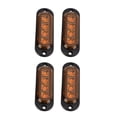thumbnail image 3 of LED Side Marker Tail Light Clearance Lamp Trailer Truck Lorry  4Pcs Truck Side Lights High Brightness 3000K IP65 Waterproof LEDs Easy Installation Truck Emergency Flash Light, 3 of 8