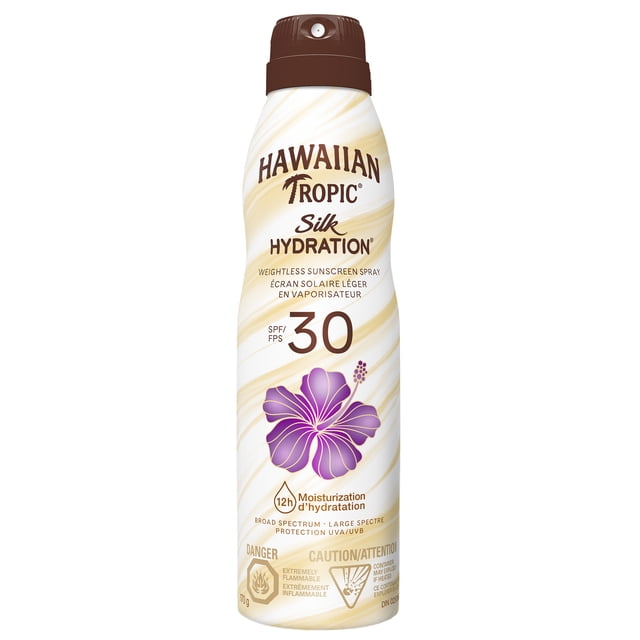 Hawaiian Tropic® Silk Hydration Weightless Sunscreen Spray SPF 30