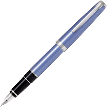Pilot 60671 Metal Falcon Screw On Sapphire Fountain Pen, Medium
