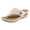 White, variant on Women's Orthopedic Wedge Sandals Casual Platform Slip On Open Toe Sandals Arch Support Flip Flops Dress Shoes Brown Size 8