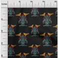 thumbnail image 1 of oneOone Organic Cotton Poplin Twill Fabric Bird & Tree Block Decor Fabric Printed BTY 42 Inch Wide, 1 of 4