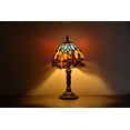 thumbnail image 2 of Tiffany Style Desk Lamp Bedside Table Lamp Bedroom Stained-Glass 14.5'' Height Multi-Color, 2 of 4