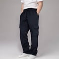 thumbnail image 3 of XZNGL Boys Sweatpants, Drawstring Waist, Multiple Pockets, Polyester Fabric, Relaxed Fit, Ankle-Length Jogger Style, for Daily Wear and Outdoor Activities, 3 of 7