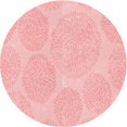 thumbnail image 1 of Ahgly Company Tapis d'Intérieur Lavable à la Machine, Carré, Transitionnel, Pastel Rouge Rose, Tapis de Zone, 3 Pieds Carré, 1 of 7