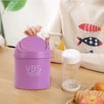 thumbnail image 2 of TIELUTT 1PC Desktops Covered Kitchen Living Room Can Flip Sundries to Store Mini Can Liners Paper Bags Recycling Tall Kitchen Bags Unscented Bags Contractor Bags Tall Kitchen, 2 of 6