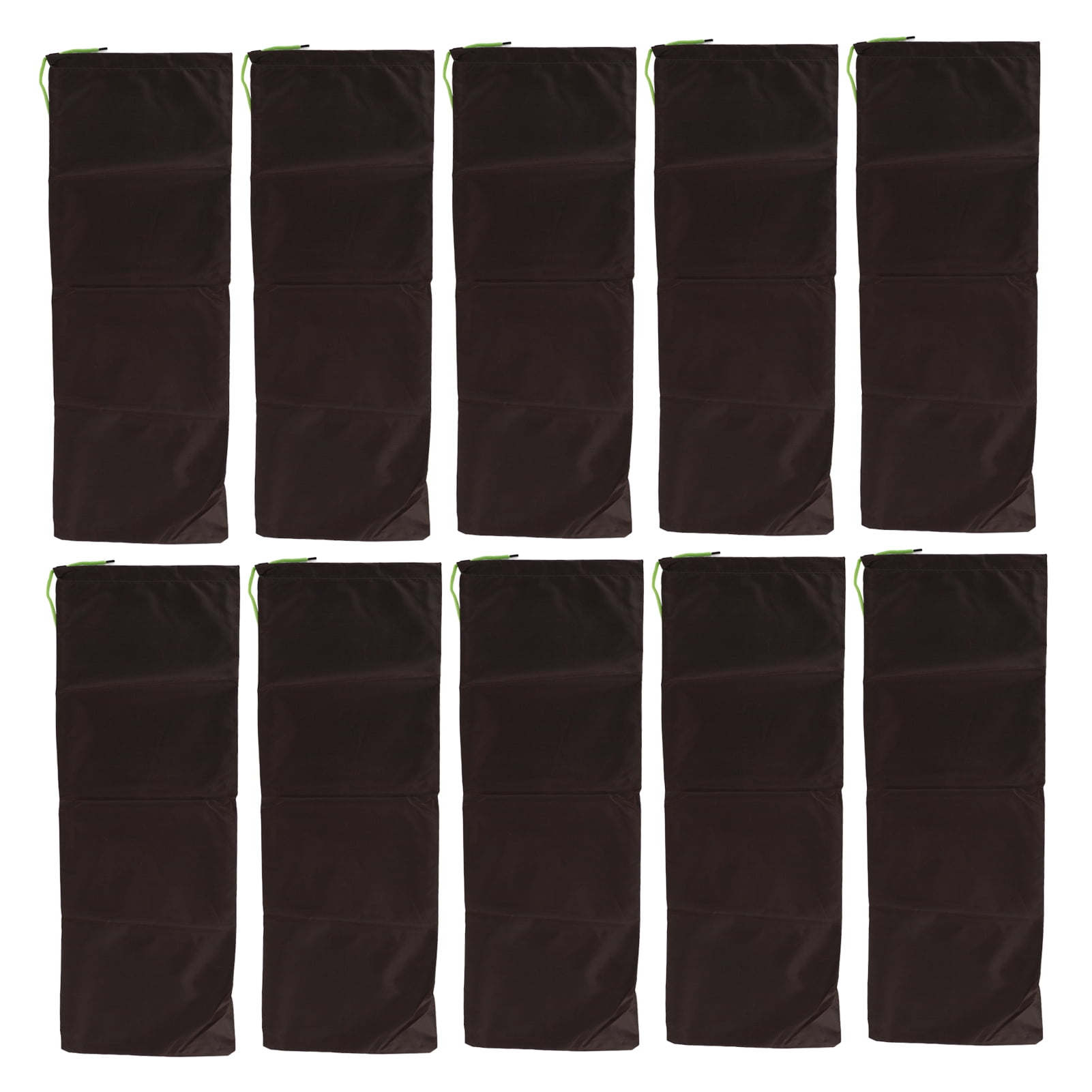 10 Pcs Sacs de Sable Anti-Inondation Sacs de Sable pour Tente Professionnels Vides Résistants à la Pluie à Cordon Sacs de Sable de Contrôle des Inondations pour Maison Porte Garage sous-Sol