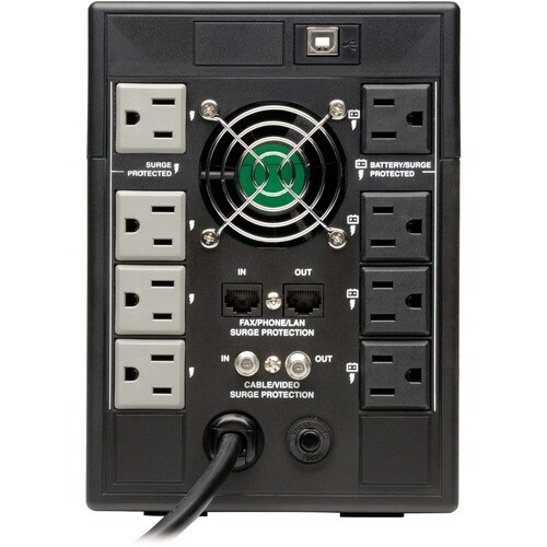 Tripp Lite series SMART1300LCDT UPS - Tower - 6.30 Hour Recharge - 110 V AC Input - 120 V AC Output - Serial Port - USB