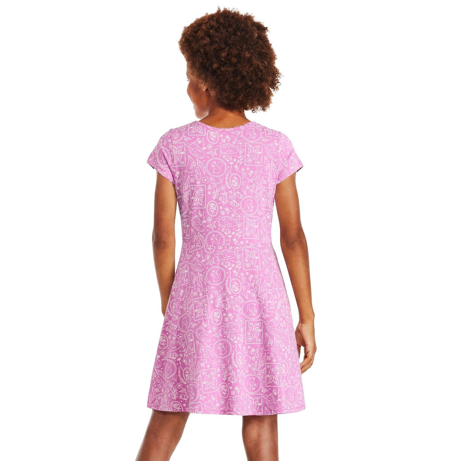 George Girls' Short-Sleeve Skater Dress