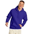 thumbnail image 1 of Hanes Mens EcoSmart Fleece Hoodie, XL, Purple, 1 of 4