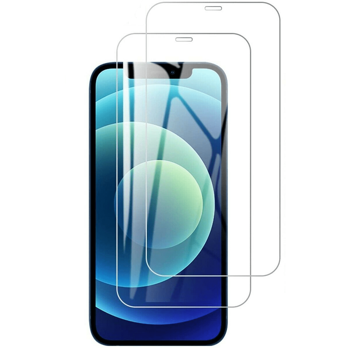  iPhone 7 Screen Protector Tempered Glass Shatterproof Full Coverage Tempered Glass Shield with Enhanced Edge - 2 Pack