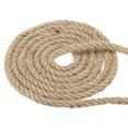 thumbnail image 1 of Unique Bargains 1/2 Inch 29.5 Feet Jute Rope Natural Manila Rope 4 Strand Twisted Thick Heavy Twine Rope, 1 of 5