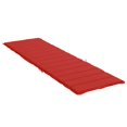 thumbnail image 2 of vidaXL Coussin pour Chaise Longue Rouge 200x70x3cm Tissu Oxford, 2 of 5