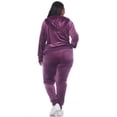 thumbnail image 3 of White Mark Ensemble de Survêtement en Velours pour Femmes, 2 Pcs, 3 of 6